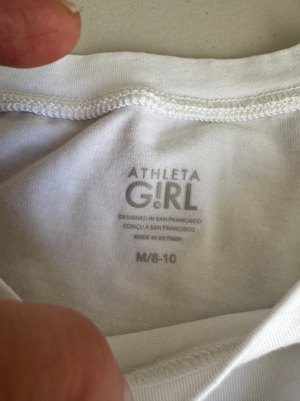 Athleta Girl Right Moves Dolman Tee. cropped athletic top bundle size 8/10 - Picture 7 of 10